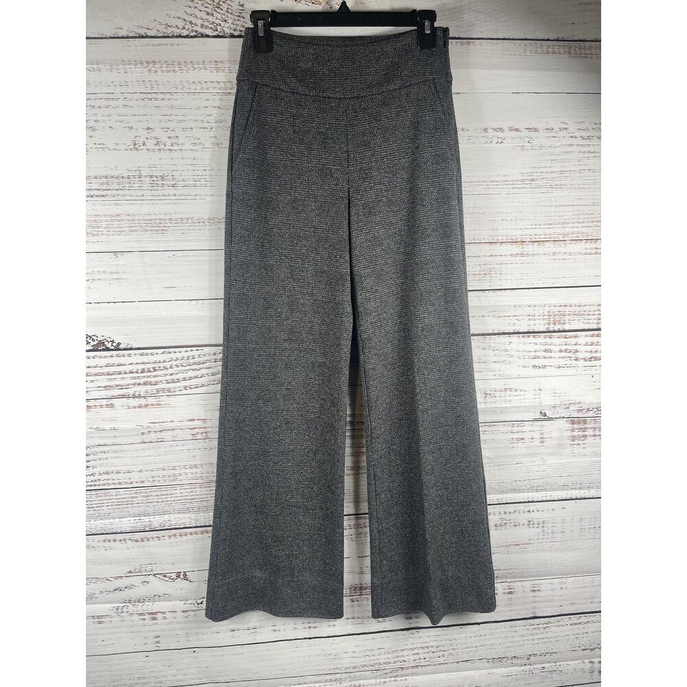CAbi Pant Suit Womens XXS Gray Plaid Belted Blazer Wide Leg Pants Set Career - Picture 10 of 16